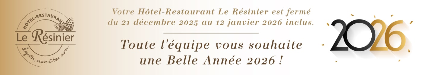 bonnes année 2026 Le Résinier